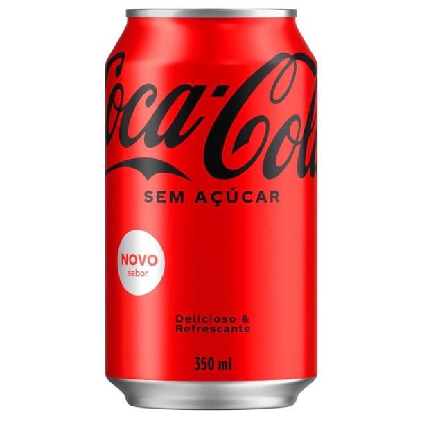Coca-Cola Sem Açúcar lata 350ml