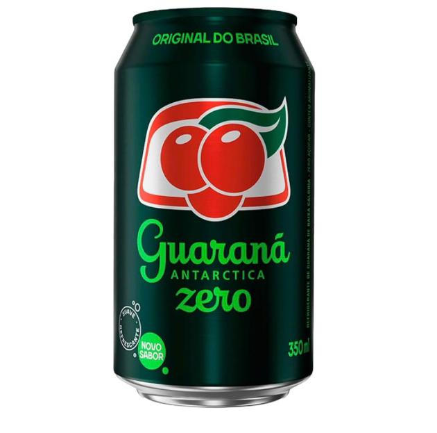 Refrigerante Guaraná Antarctica Zero Lata 350ml