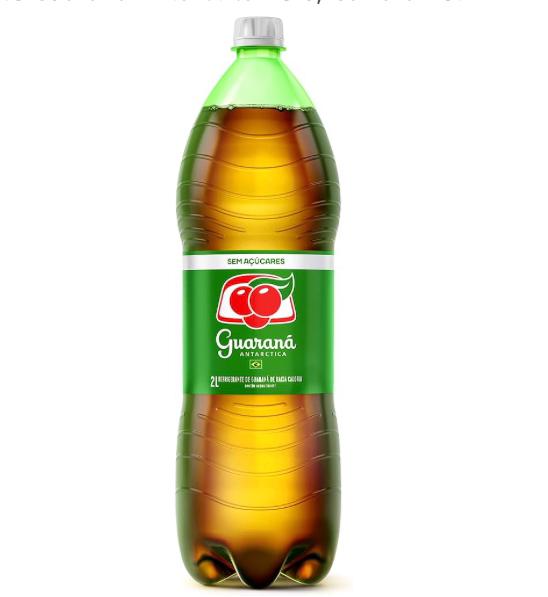 Refrigerante Guaraná Antarctica Zero, Garrafa Pet 2L