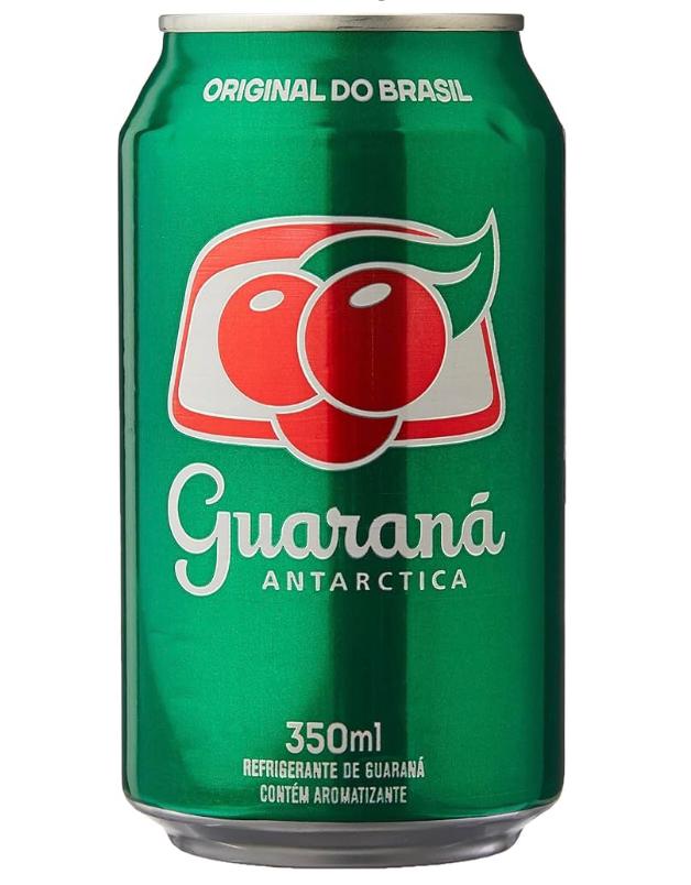Refrigerante Guaraná Antarctica Regular, Lata com 350m