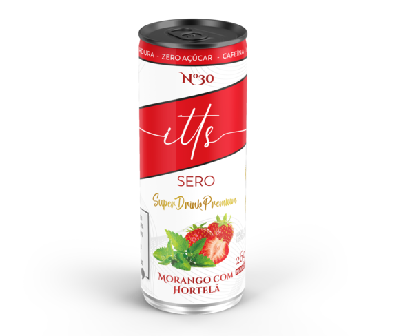 Itt´s Morango com Hortelã SERO ENERGY Drink lata 269 ml