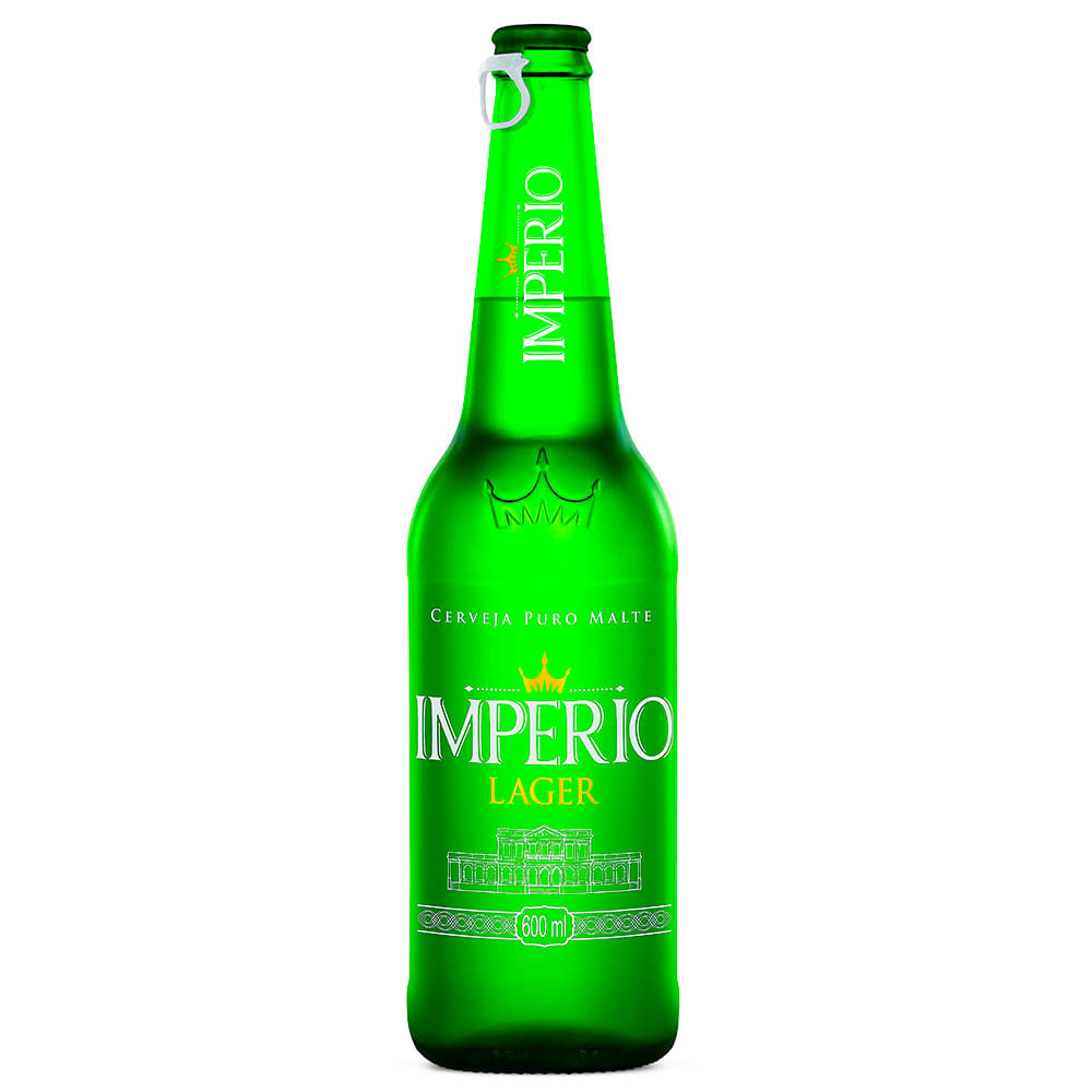 Cerveja Imperio Lager 600ml Verde